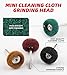 LUCKUT 40 Pack 1 inch Power Rotary Tool Buffing Wheels Abrasive Wheel Buffing Polishing Wheel Set for Rotary Tool - 1'' 40 Piece