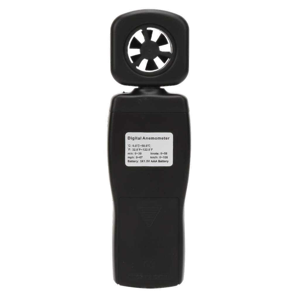 Testeur de Débit d'Air de Vitesse du Vent, SMART SENSOR AS816 0.3-30m / s Mini Anémomètre Numérique