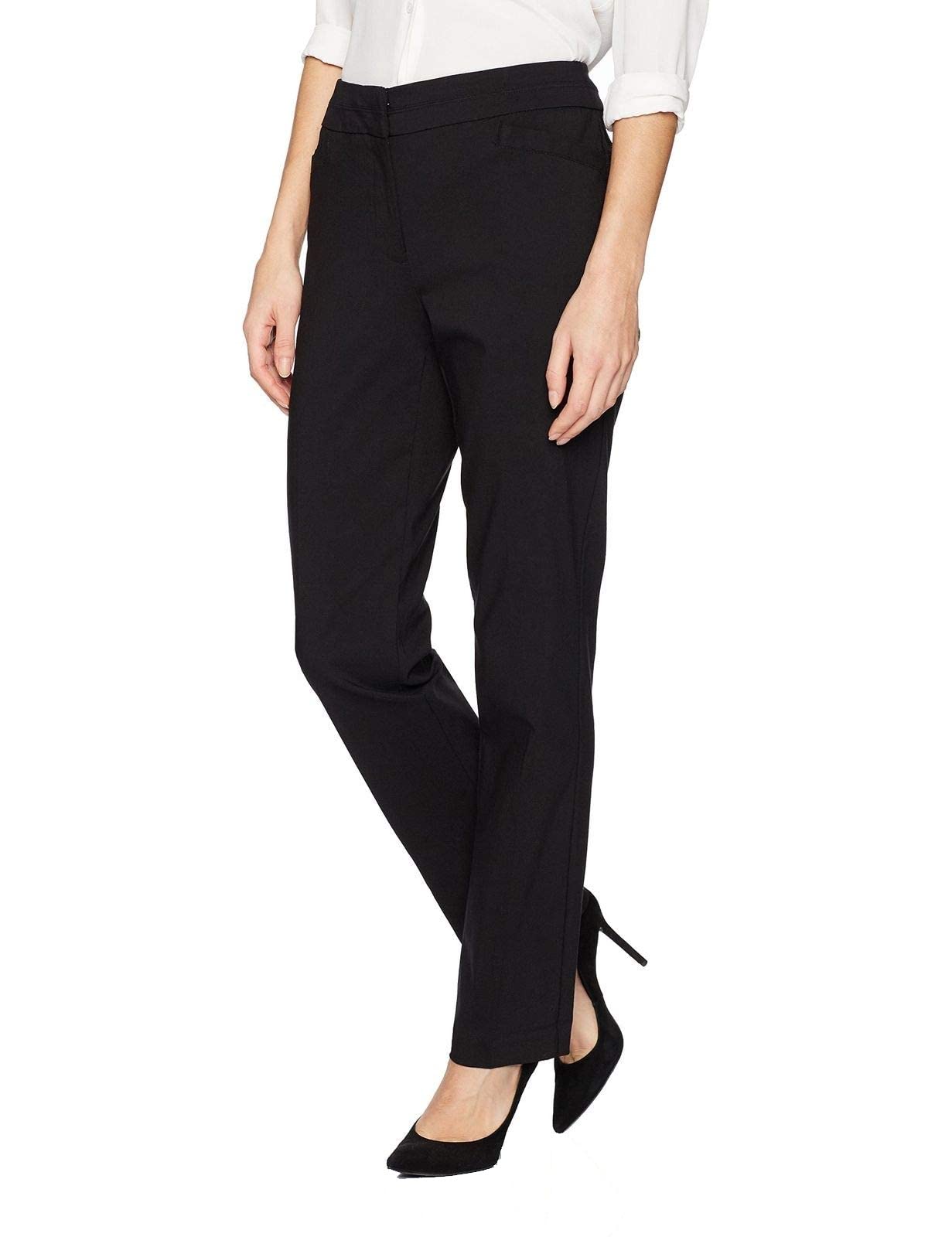 Briggs New York womensSplit Waist Pant Pants - Black -