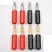 HASMI 10pcs Audio Speaker Screw Banana Gold Plate Plugs Connectors 4mm Black Red (Color : 5pcs Black)