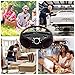 SINGING WOOD 030C Portable CD Player Boombox with AM FM Stereo Radio, Aux Line in, Headphone Jack, Supported AC or Battery Powered (Black with a Touch of Red Rims)