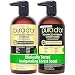 PURA D'OR Advanced Therapy System Shampoo & Conditioner - Increases Volume, Strength and Shine, Sulfate Free, Made with Argan Oil, All Hair Types, Men & Women, 16 fl oz (Packaging may vary)