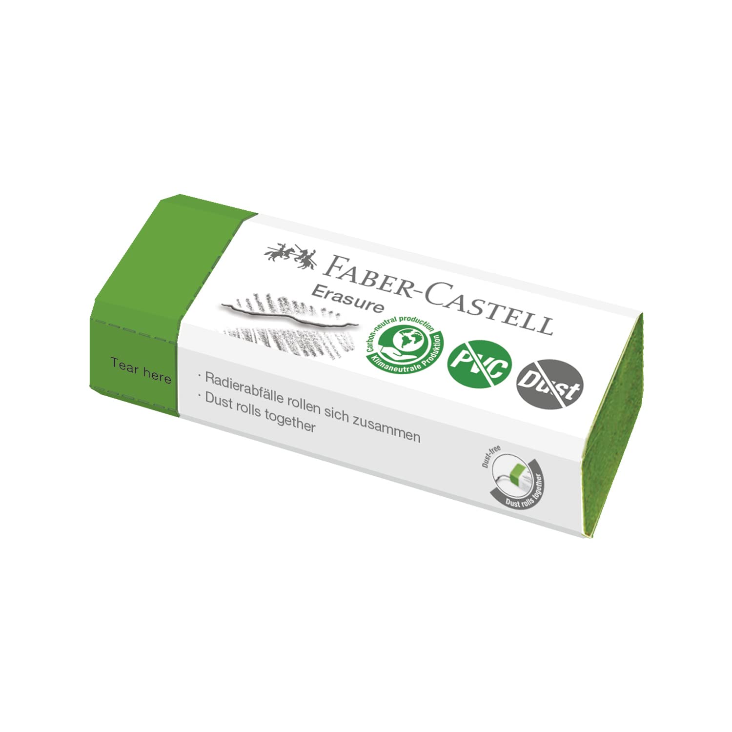 Faber-Castell 112435 - Pastelli colorati Colour Grip 2001, custodia in metallo da 36 set da pittura, con scatola tripla, 6 matite HB e gomma di alta qualità