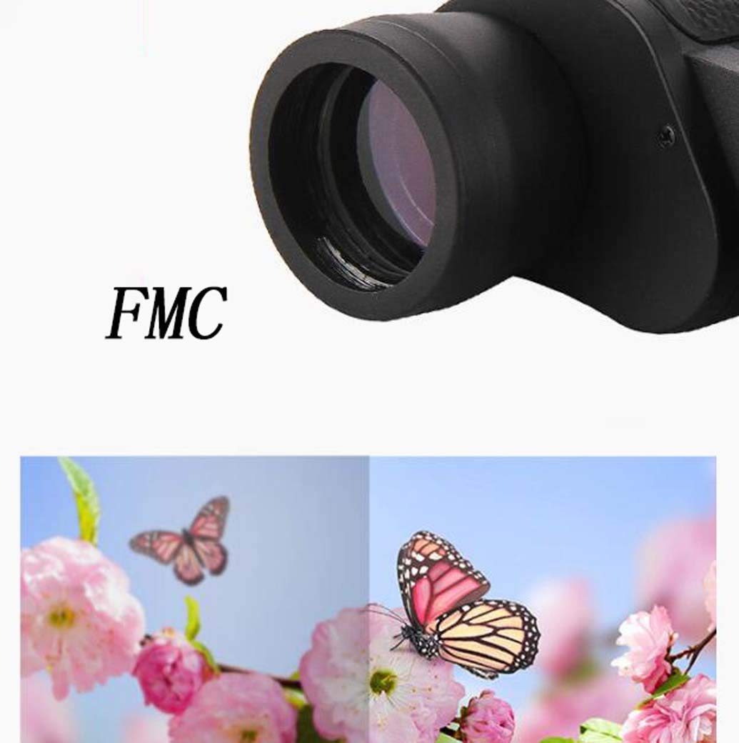 Telescopio monoculare, binocolo Zoom Potente 7-15X535 per Adulti e Bambini, binocolo Portatile Antiscivolo con Corpo in Metallo HD Antiurto per Escursionismo e osservazione degli Uccelli