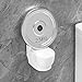 Toilet Shaped Ashtray - BSELUTNGY Creative Wall Mounted or Desktop Smoking Ash Holder for Home Office or Bathroom and outdoor silvery ashtray with lid