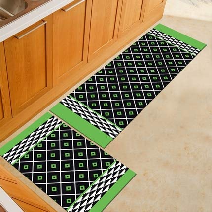 OPLJ Funny Cartoon Kitchen Doormat Washable Slip-Resistant Long Entrance Door Mat Corridor Bathroom Floor Mats A25 50x80cm