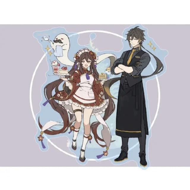 Amazon.co.jp: 原神 胡桃フータオ 鍾離 しょうり アクリル