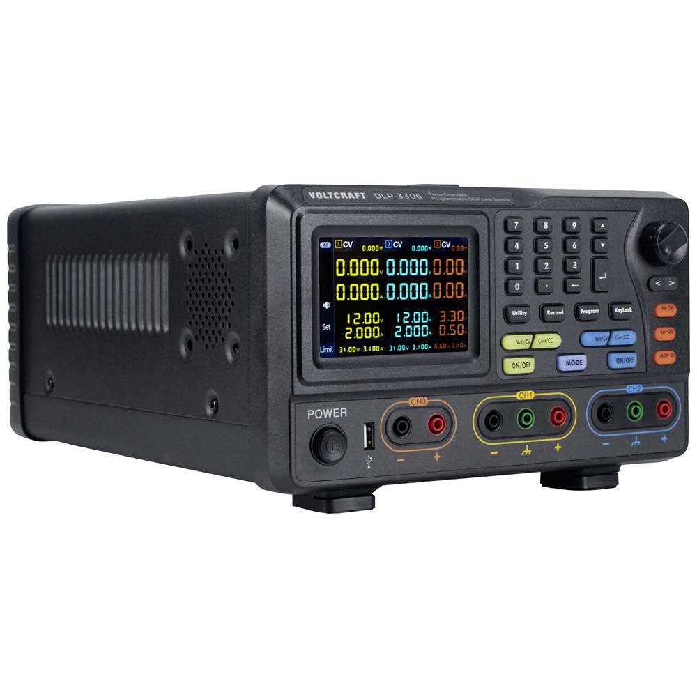 VOLTCRAFT DLP-3306 Labornetzgerät linear geregelt 0-30 V 0-6 A 378 W RS-232, USB, LAN Slave-Funktion Anzahl Ausgäng