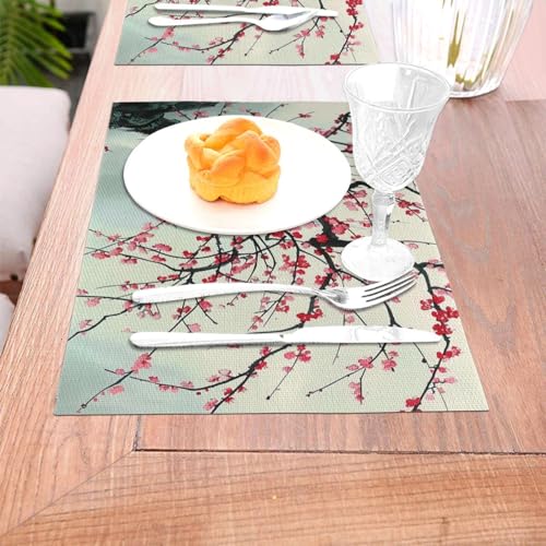 Sets de table lavables pour protéger des taches et de la chaleur lot 6