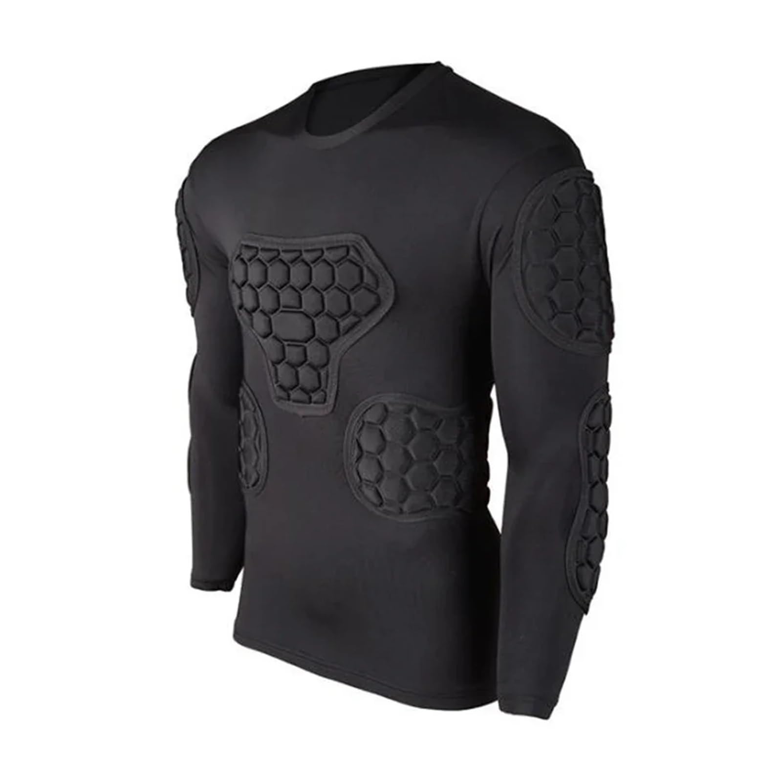 Maillot de Football rembourré Pantalon d'entraînement de Gardien But Football, Maillot, équipement Complet avec Protections rembourrées aux Genoux et Coudes