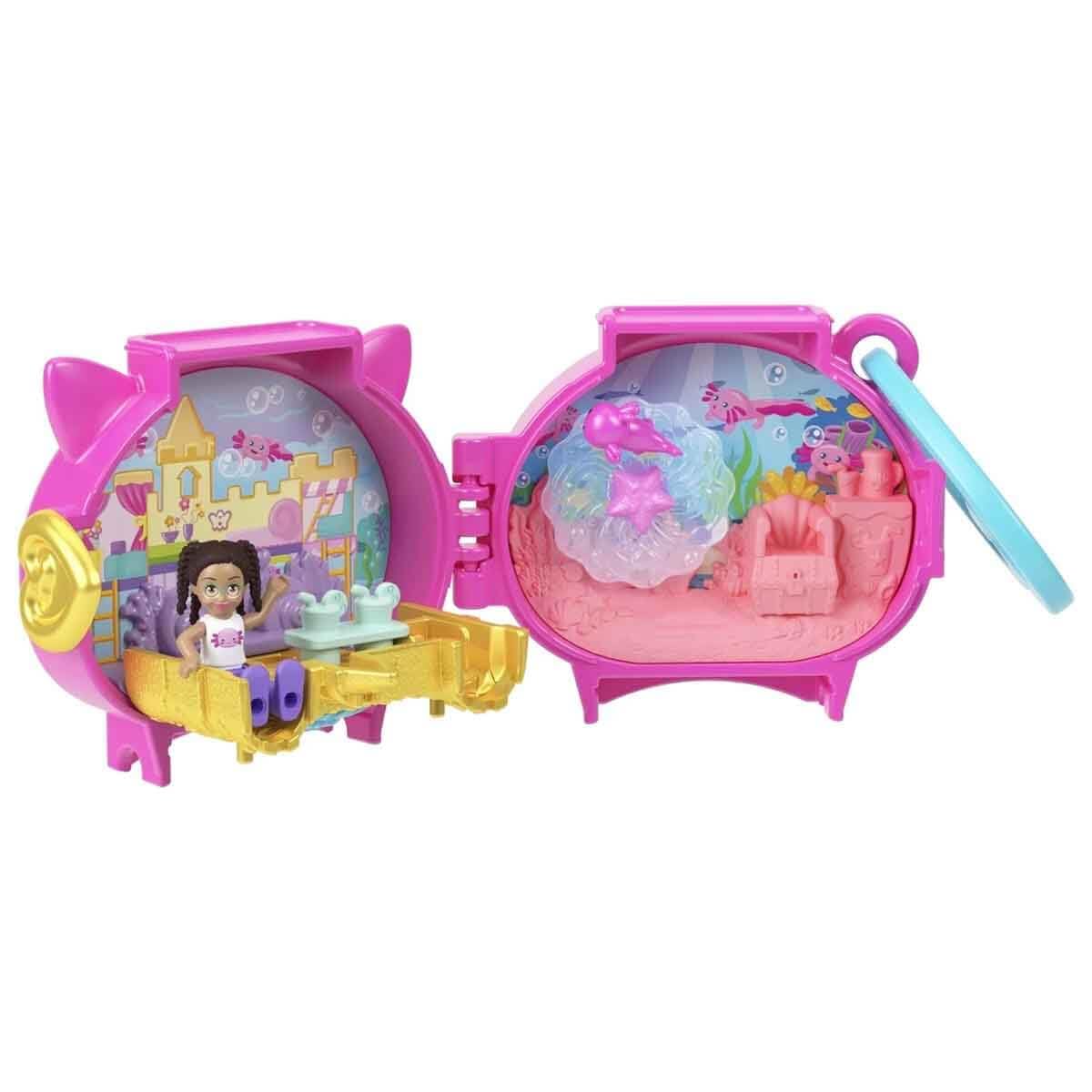 Amazon.com: Polly Pocket Collectible Axolotl Pet Compact Playset for Girls Ages 4 and Up : Toys & Games