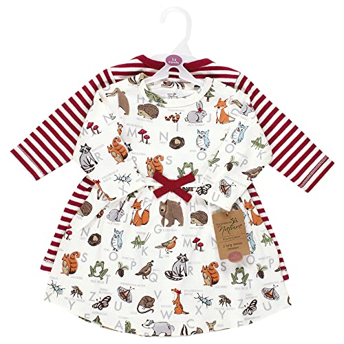 Image of Touched by Nature Girls, Toddler, Baby and Womens Organic Cotton Short-Sleeve and Long-Sleeve Dresses