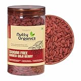NUTTY ORGANICS Dried Goji Berries 150 GM | High in Vitamin A & Rich in Antioxidants | Immunity Booster Goji Berry Toppings for Fruit Salads & More