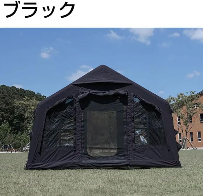 coody 8.0 エアーテント＋3.2mエアタープ　ブラック coody エアテント8.0 テント エアテント8.0 Coody ファミリーキャンプ