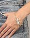 Juicy Couture Gothic Logo Pendant Bracelet for Women 7.5