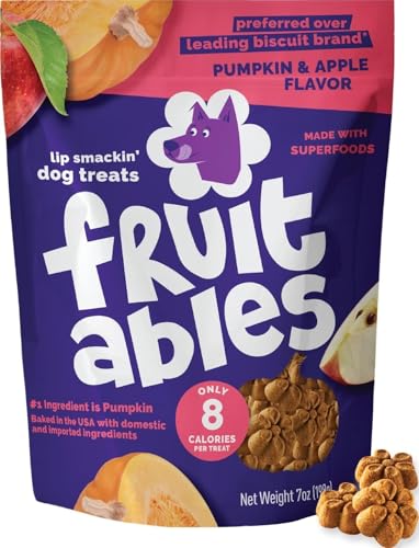 Fruitables Baked Dog Treats, Low Calorie...