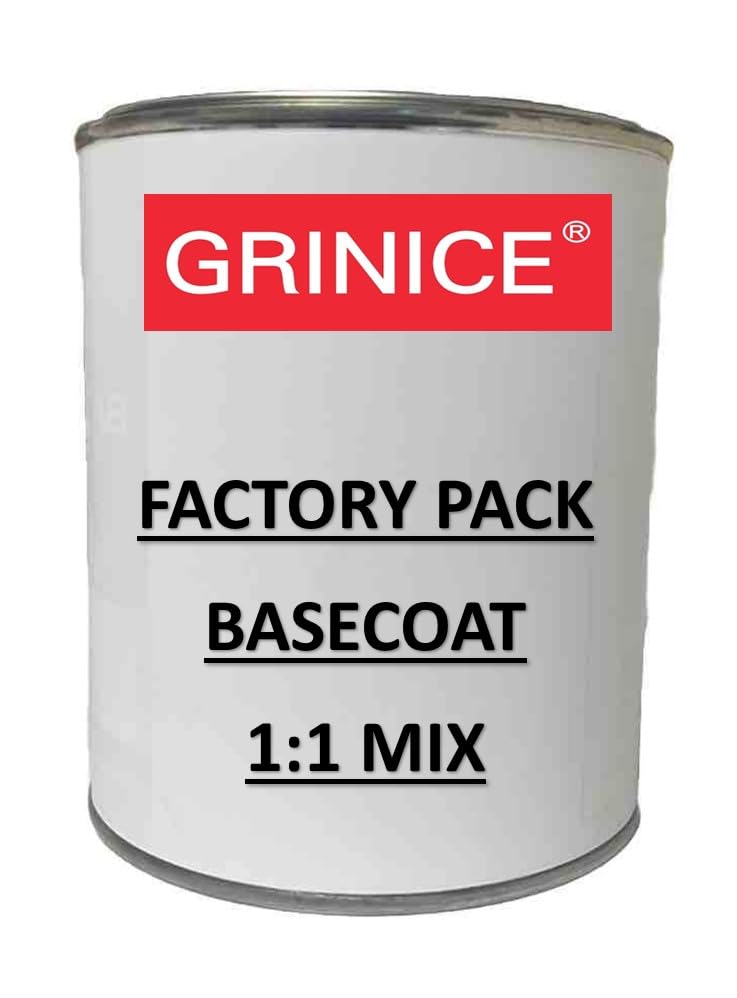 grinice Basecoat Paint for Toyota 040 Super White - 1:1 Mixing Ratio - Premium Paint Quart