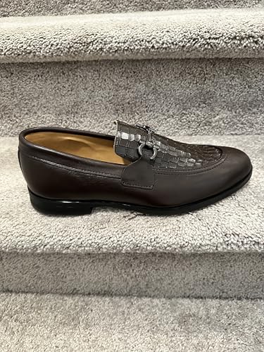 BV Men's Full-Grain Leather Loafers, Hand-Stitched4