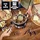 Taurus FF2 Fondue-Gerät, 1000 W, Kapazität 2 l, 8 Personen, einstellbare Temperatur, alle Arten von Fondue, ohne PFOA, Schwarz