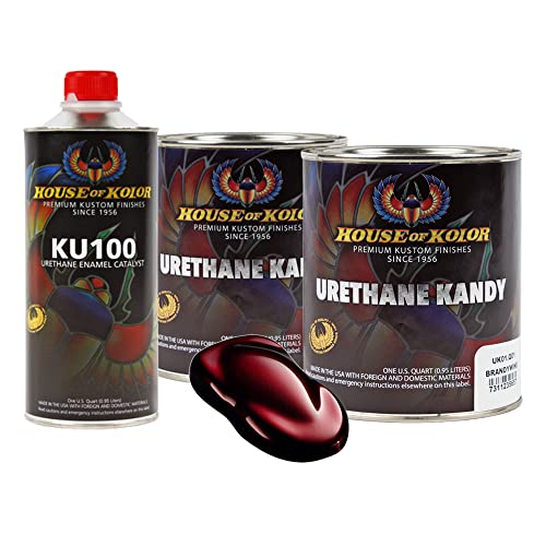 House of Kolor Urethane Kandy Kolor Kit w/ Catalyst (2 Quart) | Brandywine, 2-Pack w/Catalyst