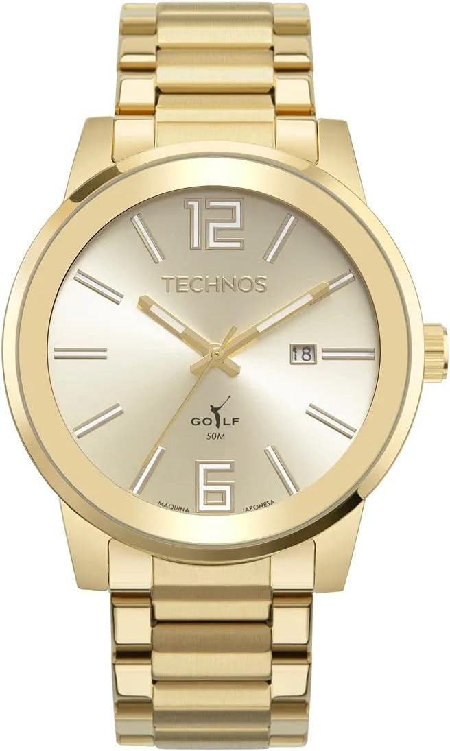 Relógio Technos Masculino Golf Dourado – 2115MXC/1D