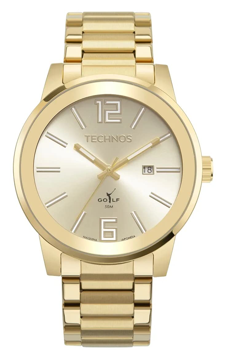 Relógio Technos Masculino Golf Dourado – 2115MXC/1D em promoção! Veja a oferta e mais achadinhos de Relógios de pulso 2 Hoje é o melhor dia para comprar Relógio Technos Masculino Golf Dourado – 2115MXC/1D com aquele preço maroto! Promoção! Aproveite a oferta! 2