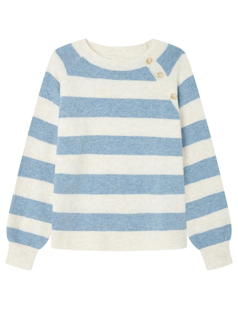 Springfield Women's Regatta Blue 3.T/Gym.ap. Sweater Raya Botón Jersei, Xs
