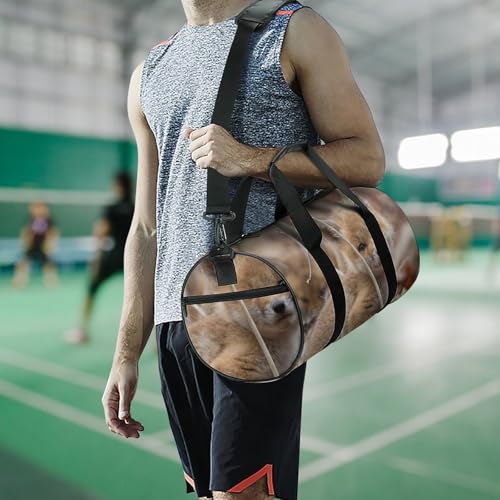 Sac de sport Petit Renard format duffel bag compact 45x23x23cm léger