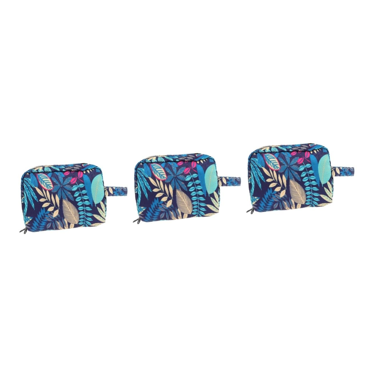 POPETPOP 3pezzi Borsa Cosmetica Da Viaggio Pochette Porta Trucco Portatile Con Cerniera Per Donne e Ragazze Trousse Multiuso Per Cosmetici e Necessità Da Toilette