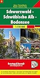  Schwarzwald - Schwäbische Alb - Bodensee, Autokarte 1:150.000, Blatt 9 (freytag & berndt Auto + Freizeitkarten)
