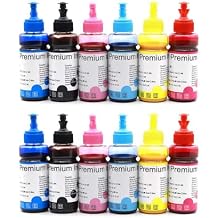 6 Colors 100ml Sublimation Ink Set Compatible with L110 L200 L201 L210 L220 L300 L310 L350 L355 L382 L386 L455 L486 L550 L565 Printers6Colors 2Set