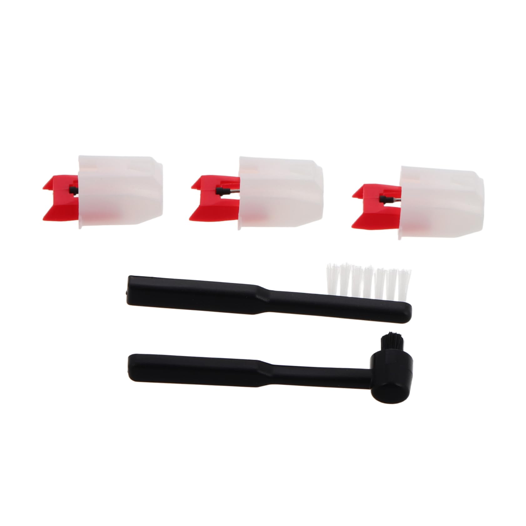 GOOHOCHY 1set Record Player Needle Replacement Vinyl Cleaning Brush Turntable Accessories for Quality Environments