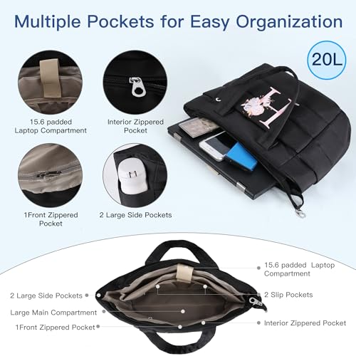 Personalized Initial Tote Bag for Women3