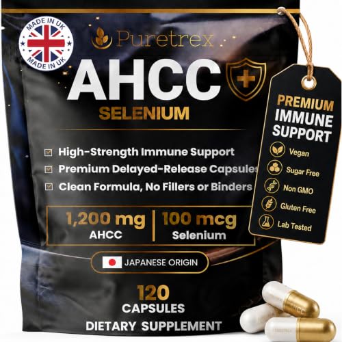 PURETREX AHCC with Selenium Capsules