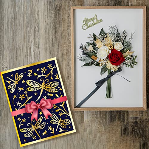 BENECREAT 2Pcs Butterfly Hot Foil Plate - Image 4