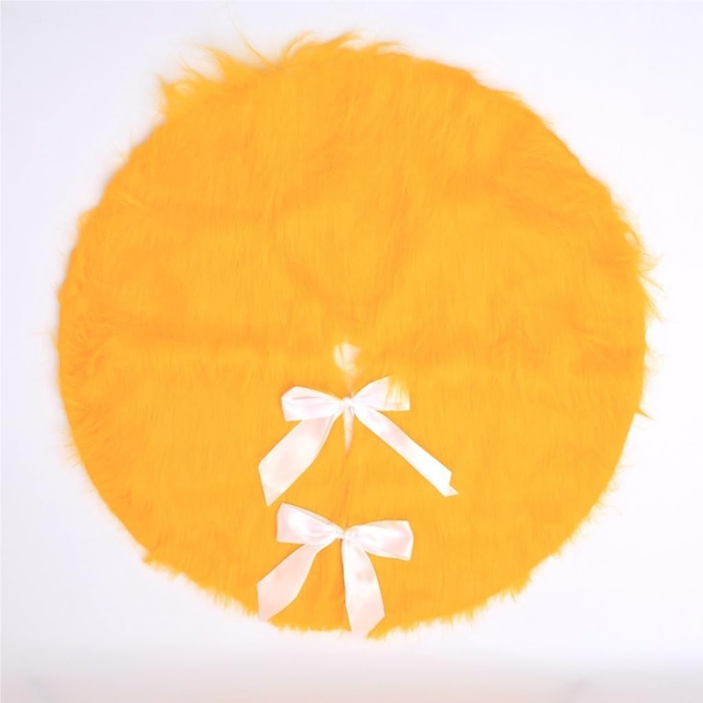 Tree Skirt Christmas Gold Christmas Tree Skirt Christmas Tree Apron Christmas Supplies Plush Christmas Tree Decoration Tree Skirt Christmas Skirt Tree(78cm)