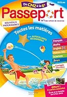 Passeport - Du CM2 à la 6e (10-11 ans) - Cahier de vacances 2022 2017147885 Book Cover