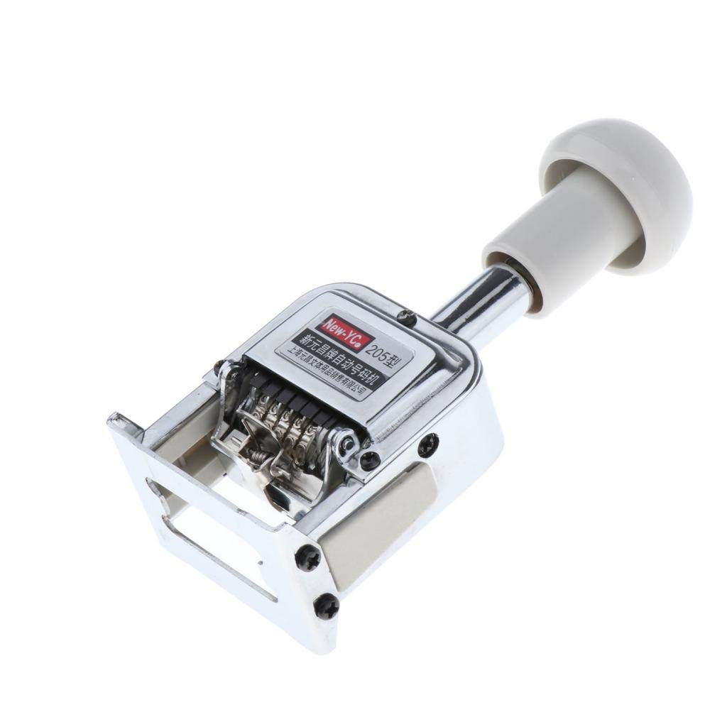 SM SunniMix Numéroteur Automatique à 5 Chiffres, Auto-encreur