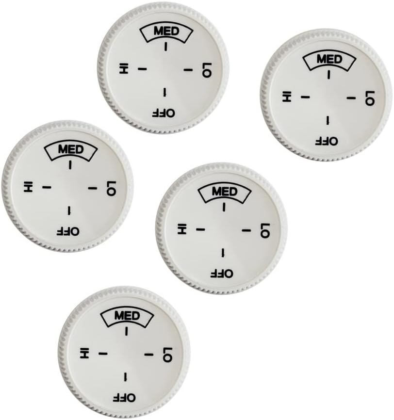 5PCS Baseboard Heater Thermostat Temperature Control Dial