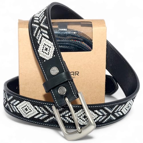 Genuine Leather Bead Belt, Belt For Men/Women, Belt For Gift. Cowboy Belt.2