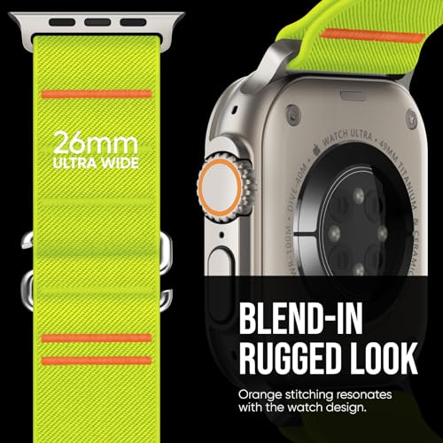 Image of Suitisbest Straps Compatible for Apple Watch Ultra 3 Strap 49 /46 /45 /44 /42 /41 /40 /38mm, Stretchy Nylon Sport Loop Strap with S-Hook for Apple Watch Ultra 3 /2 /1 SE3 Series 11 10 9 8 7 6 5 4【Band only】