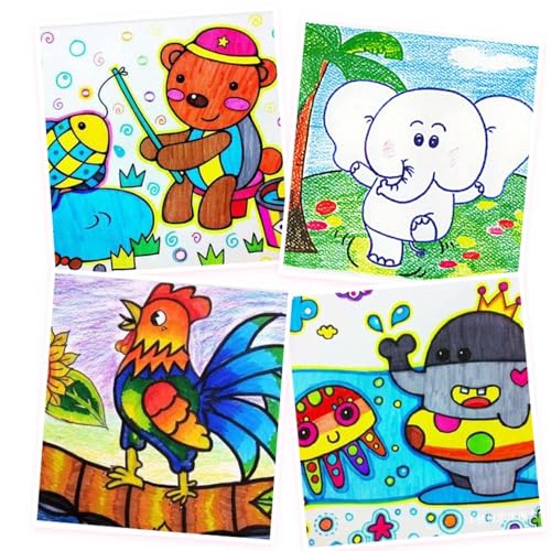 Art Supplies, 208-Piece Drawing Art Kit, Gifts Art Set Case with Double Sided Trifold Easel, Includes Oil Pastels, Crayons, Colored Pencils, Watercolor Cakes (Blue) - Thumbnail 5