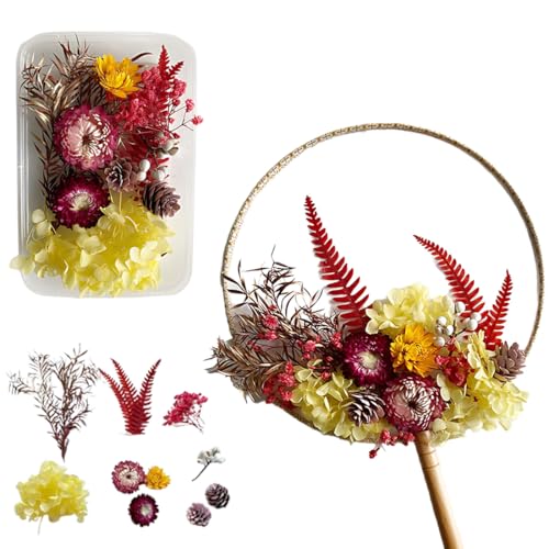 Fiori Secchi Decorativi, Fiori Secchi per Resina Fiori Secchi per Candele Fiori Secchi per Decorazioni per Resina Epossidica Bouquet Fiori Secchi Artigianato Scrapbooking Decorazioni Floreali