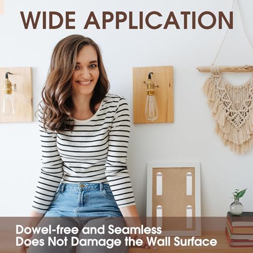 36 Paar Bilder Montage Strips, Command Strips Bilder Aufhängen Ohne Bohren Wiederverwendbare Powerstrips für Fotos Rahmen Weihnachtsdekorationen Selbstklebende Posterleisten für glatte Oberflächen