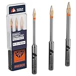 Presch Set de Forets carrelage 3 pièces | ⌀ 6mm, 8mm, 10mm | Forets spéciaux pour carreaux durs, céramique, verre et porcelaine inclus dans une boîte