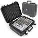 Casematix 17 Inch Audio Mixer Carrying Case Compatible with Behringer Xenyx X1204usb , 1204usb , QX1204usb , Q1204usb , 1202fx , 1202 , 802 , Q802usb , QX1202usb , QX1002usb , 1002B , Q1202usb