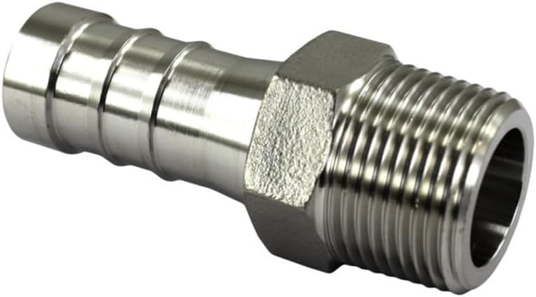 1-1/2" Male x 1-1/2" Hose Barb HEX Male Adapter