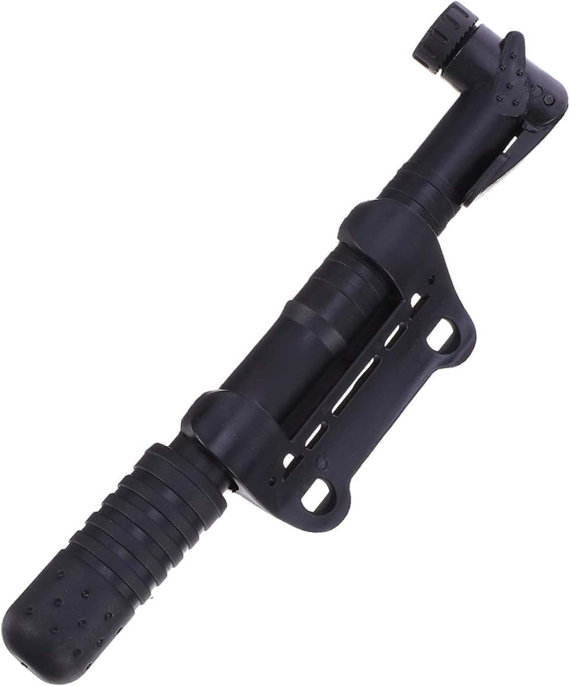 NOLITOY Mini Bike Pump with Frame Mount, Portable High Pressure Tire Inflator for Bicycle and Basketball, Compatible with Standard Bicycle Valves, Compact Black Handheld Air Compressor for