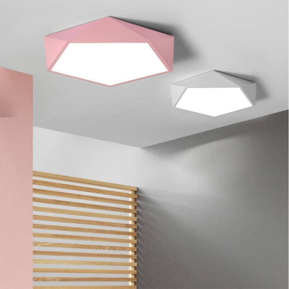 Minimalist Led Ceiling Light with Remote Led Ceiling Lamp Stepless Dimming Flat Light Light Color Changeable Decorative Lighting Fixtures for Study,Corridor,Bedroom, Stairwell/White/40Cm