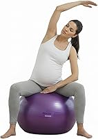 Vista 11 de Body Sport Slow Release Pregnancy Exercise Ball with Pump for Home & Gym - Exercise Equipment for Yoga, Pilates, Stability, Pregnancy, and Core